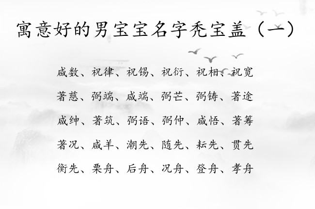 寓意好的男宝宝名字秃宝盖 秃宝盖适合男宝宝名字的字